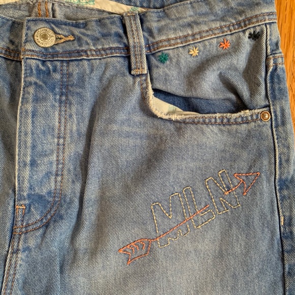 🦋Host Pick🦋 Zara Trafaluc Cactus MLN Embroidered Jeans - Picture 8 of 11